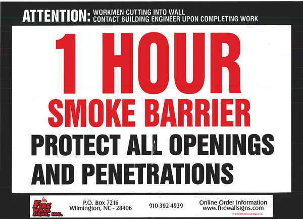 1HR Smoke Barrier