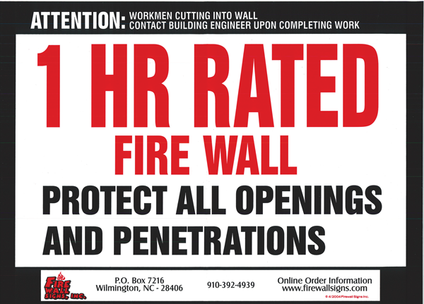 1HR Fire Wall