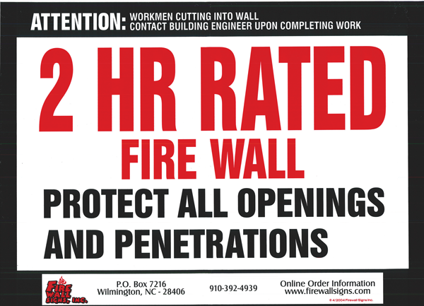 2HR Fire Wall