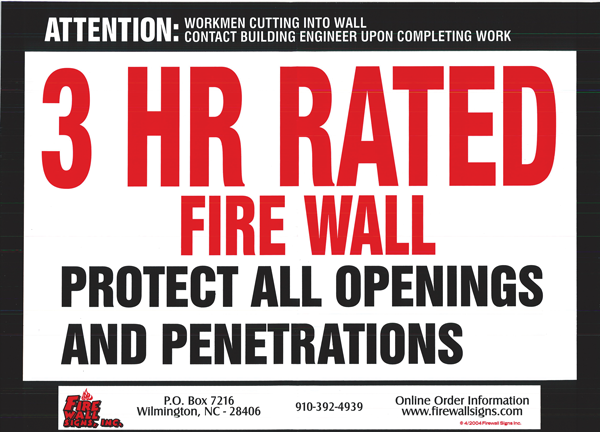 3HR Fire Wall